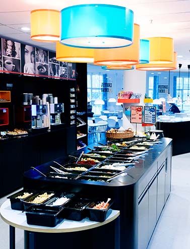 Dalgas Have kantinens buffet