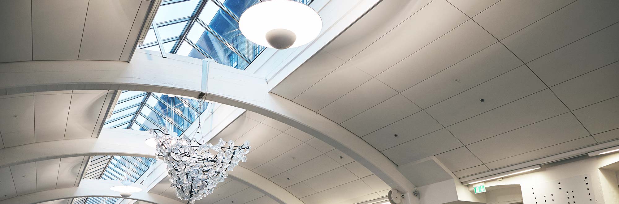 Porcelænshaven hal loftslamper